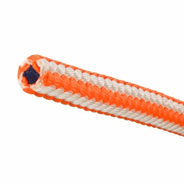 1/2 in. x 120 ft.  HiVee Orange-White Safety Blue Rope